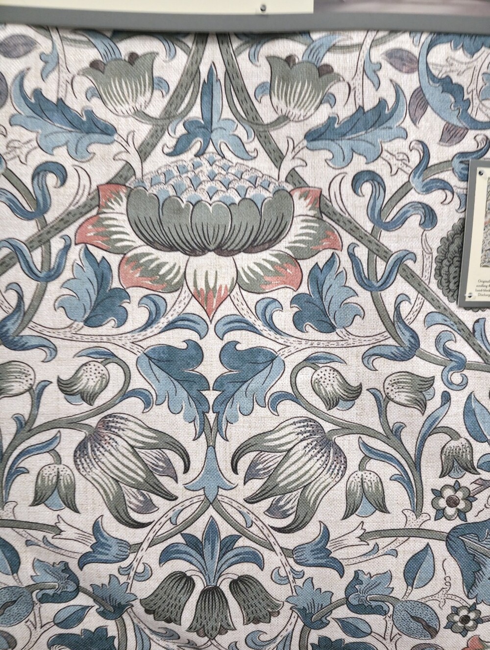 William Morris & Co Lodden Windows Curtain Panels 50"x96" - Set of 4 - Picture 5 of 5